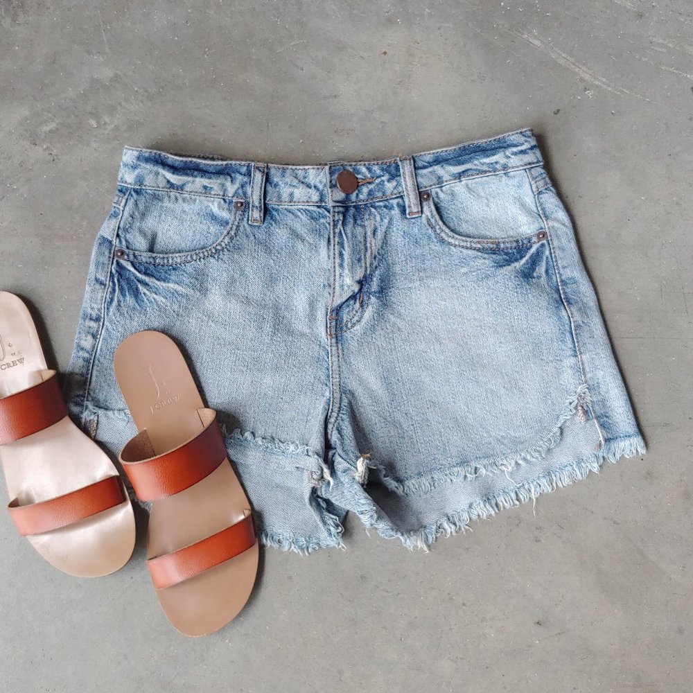 O'Neill Denim Cutoff High Rise Jean Shorts 27